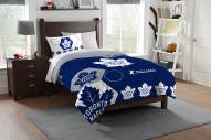 Toronto Maple Leafs Hexagon Twin Comforter & Sham Set