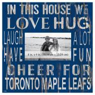 Toronto Maple Leafs In This House 10" x 10" Picture Frame