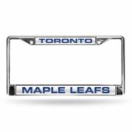 Toronto Maple Leafs Laser Chrome License Plate Frame