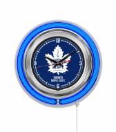 Toronto Maple Leafs Neon Clock