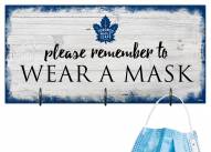 Toronto Maple Leafs Please Wear Your Mask Sign