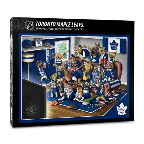 Toronto Maple Leafs Purebred Fans &quot;A Real Nailbiter&quot; 500 Piece Puzzle