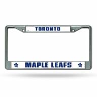 Toronto Maple Leafs Chrome License Plate Frame