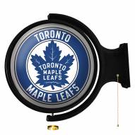 Toronto Maple Leafs Round Rotating Lighted Wall Sign