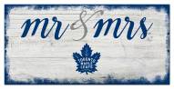 Toronto Maple Leafs Script Mr. & Mrs. Sign