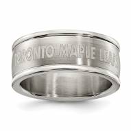 Toronto Maple Leafs Stainless Steel Logo Ring
