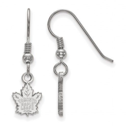 Toronto Maple Leafs Sterling Silver Extra Small Dangle Earrings