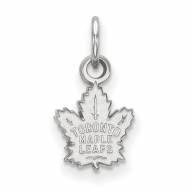Toronto Maple Leafs Sterling Silver Extra Small Pendant