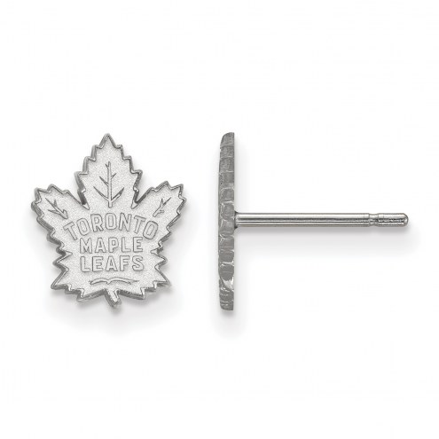 Toronto Maple Leafs Sterling Silver Extra Small Post Earrings