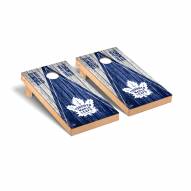 Toronto Maple Leafs Weathered Triangle Cornhole Game Set
