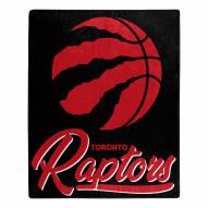 Toronto Raptors Signature Raschel Throw Blanket