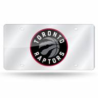 Toronto Raptors Silver Laser Cut License Plate