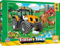 Tractor Town Farmer Miller's Pond 60 Piece Puzzle