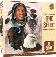 Tribal Spirit One Spirit 550 Piece Puzzle
