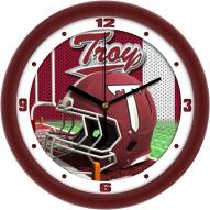 Troy Trojans Football Helmet Wall Clock