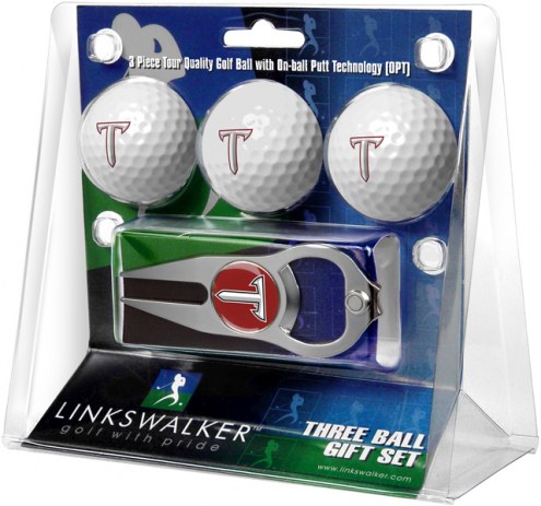 Troy Trojans Golf Ball Gift Pack with Hat Trick Divot Tool