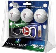 Troy Trojans Golf Ball Gift Pack with Key Chain