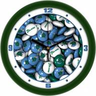 Tulane Green Wave Candy Wall Clock