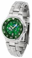 Tulane Green Wave Competitor Steel AnoChrome Women's Watch - Color Bezel
