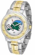 Tulane Green Wave Competitor Two-Tone Men's Watch