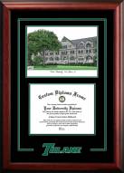 Tulane Green Wave Spirit Graduate Diploma Frame