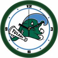Tulane Green Wave Traditional Wall Clock