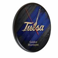 Tulsa Golden Hurricane Digitally Printed Wood Clock