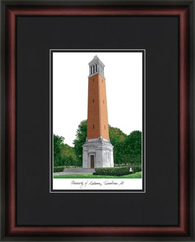 University of Alabama Tuscaloosa Academic Framed Lithograph