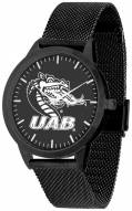 UAB Blazers Black Dial Mesh Statement Watch