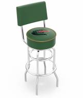 UAB Blazers Chrome Double Ring Swivel Barstool with Back