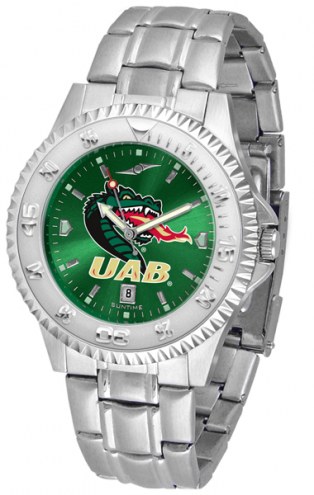 UAB Blazers Competitor Steel AnoChrome Men's Watch
