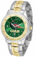 UAB Blazers Competitor Two-Tone AnoChrome Men's Watch