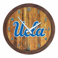 UCLA Bruins "Faux" Barrel Top Wall Clock