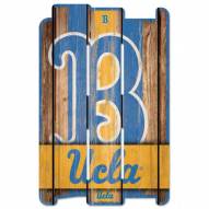 UCLA Bruins Wood Fence Sign