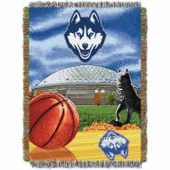 UConn Huskies NCAA Woven Tapestry Throw / Blanket