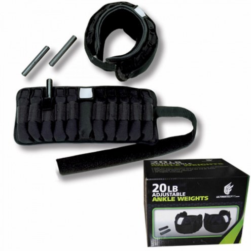 Ultimately Fit 20 lb Adjustable Ankle Weights