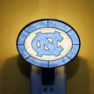 North Carolina Tarheels NCAA Stained Glass Night Light