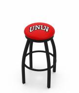 UNLV Rebels Black Swivel Bar Stool with Accent Ring