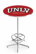 UNLV Rebels Chrome Bar Table with Foot Ring