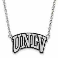 UNLV Rebels Sterling Silver Large Pendant Necklace