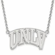 UNLV Rebels Sterling Silver Large Pendant Necklace