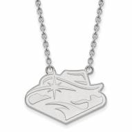 UNLV Rebels Sterling Silver Large Pendant with Necklace