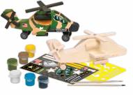 U.S. Army Apache Helicopter Wood Paint Kit
