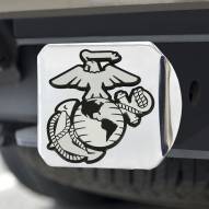 U.S. Marine Corps Chrome Metal Hitch Cover