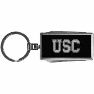 USC Trojans Black Multi-tool Key Chain