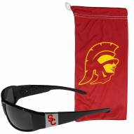 USC Trojans Chrome Wrap Sunglasses & Bag
