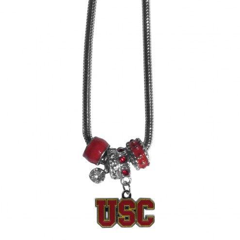 USC Trojans Euro Bead Necklace