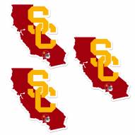 USC Trojans Home State Decal - 3 Pack