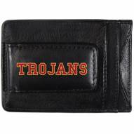 USC Trojans Logo Leather Cash and Cardholder