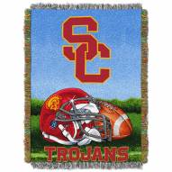 USC Trojans NCAA Woven Tapestry Throw Blanket